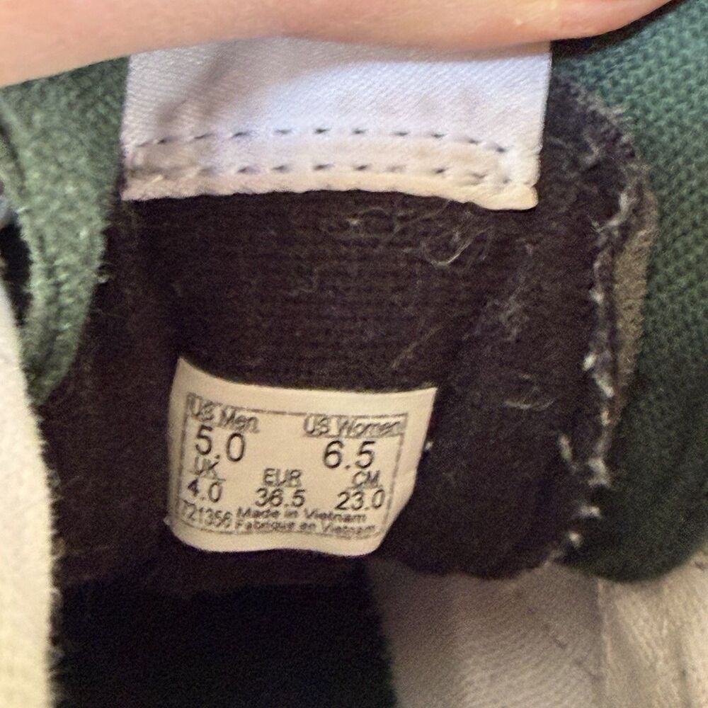 VANS SK8-HI TAPERED STACKFORM OSF SHOE Canvas Dark Green Floral Womens US 6.5 - Picture 15 of 16